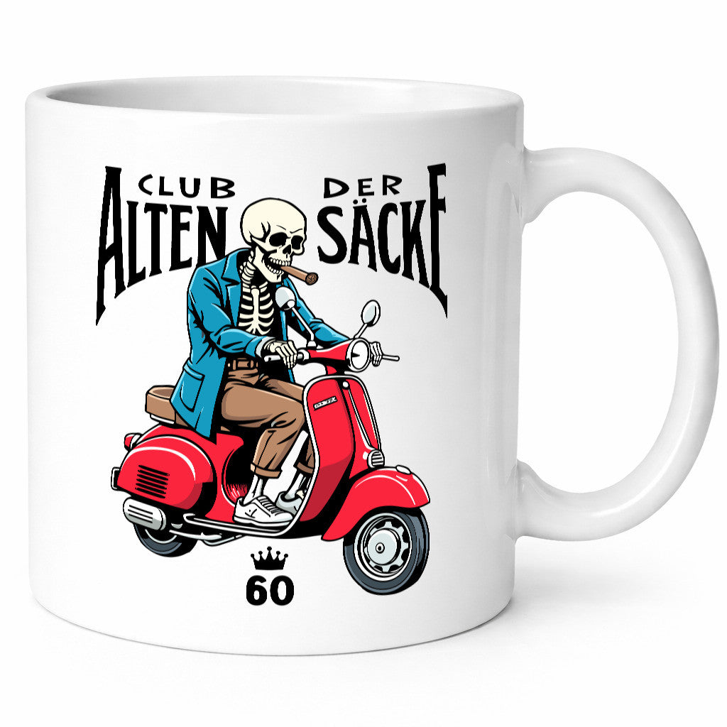 60. Geburtstag | 60 Jahre Club der alten Säcke v2 Geschenkidee Humor Tasse
