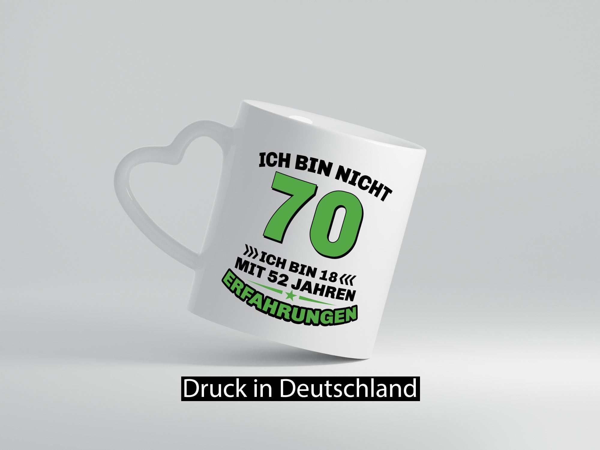 Ich bin nicht 70 | 18 mit 52 Jahre Erfahrung Rentner Humor Ruhestand Jubiläum