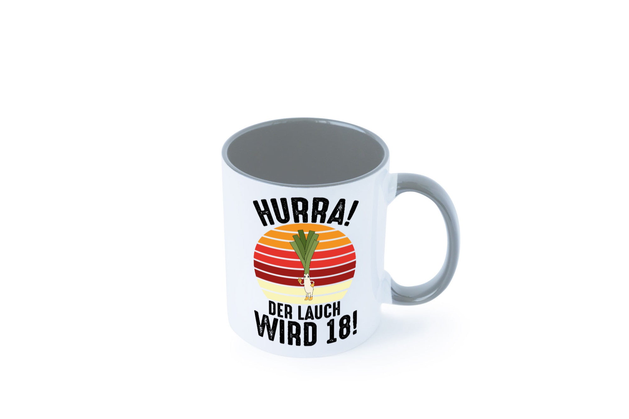 Hurra der lauch wird 18 | 18. Geburtstag Ehrentag lustiger Spruch Geschenk