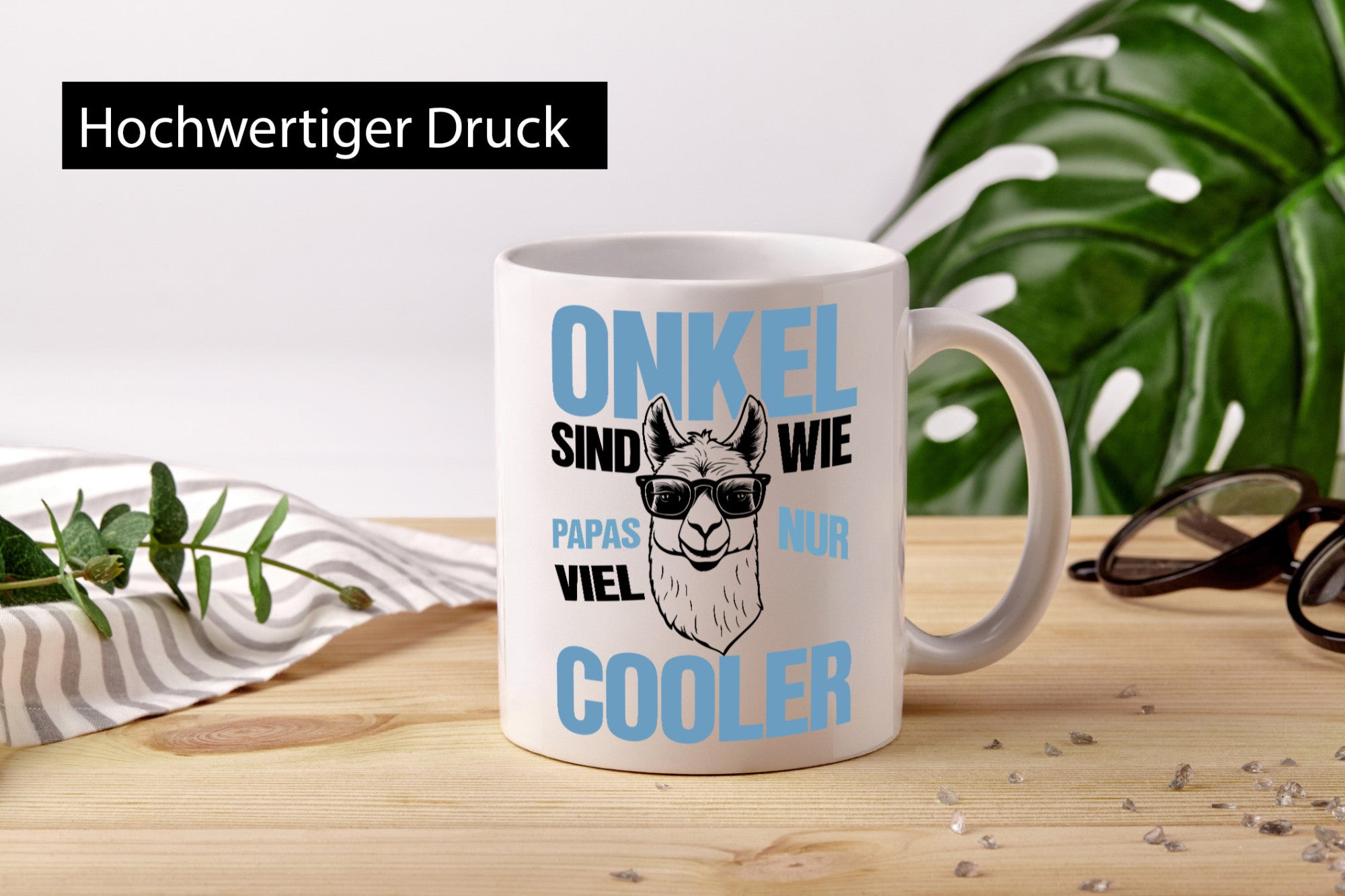 Onkel sind wie Papas | Nichte Neffe Lieblingsonkel lustig Humor Geschenkidee