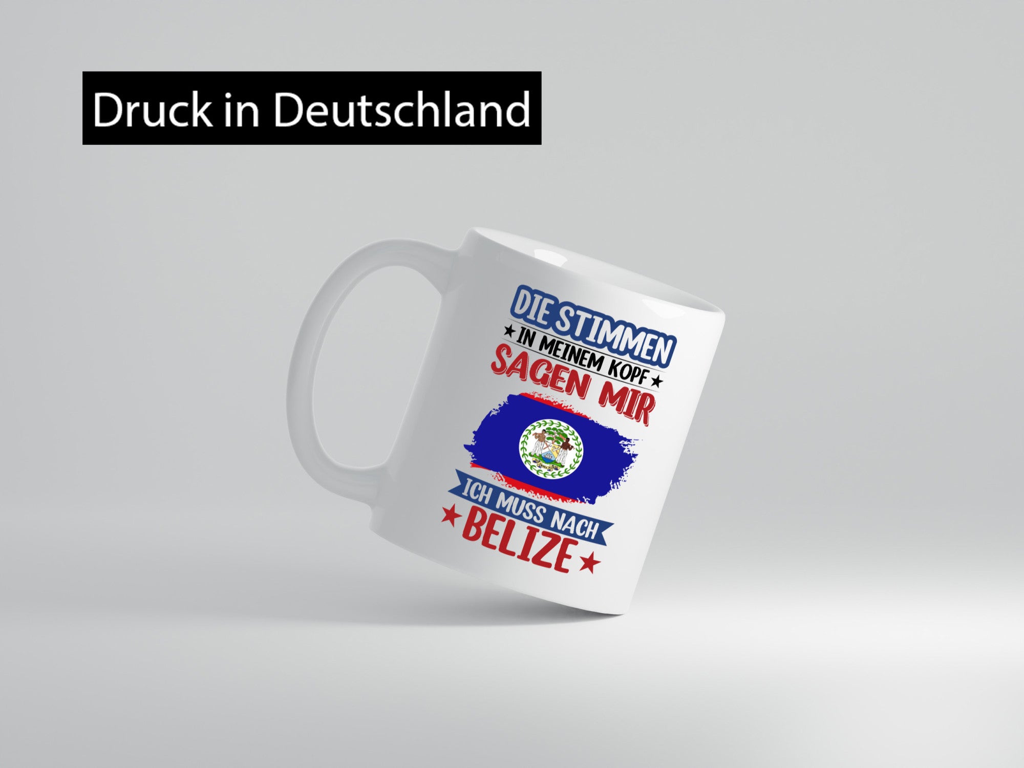 Belize | Urlaub Stimmen in meinem Kopf Traumland lustiger Spruch Geschenk Humor