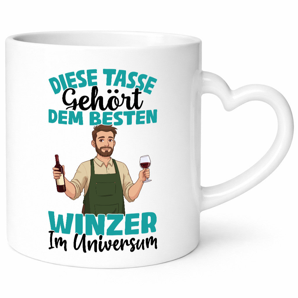 Im Universum: Winzer | Weinbauer Wein Geschenkidee Humor Tasse