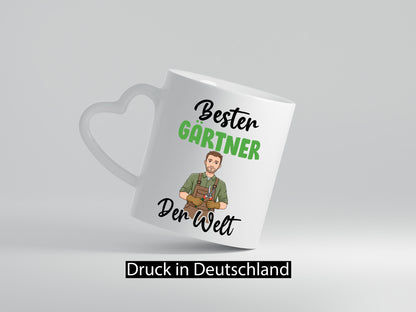 Bester Gärtner | Gartenbau v2 Geschenk Humor Geschenkidee lustiger Spruch Tasse
