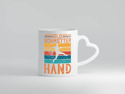 Old Schmetter Hand | Tennis Spieler Sport v2 Geschenkidee Humor Tasse