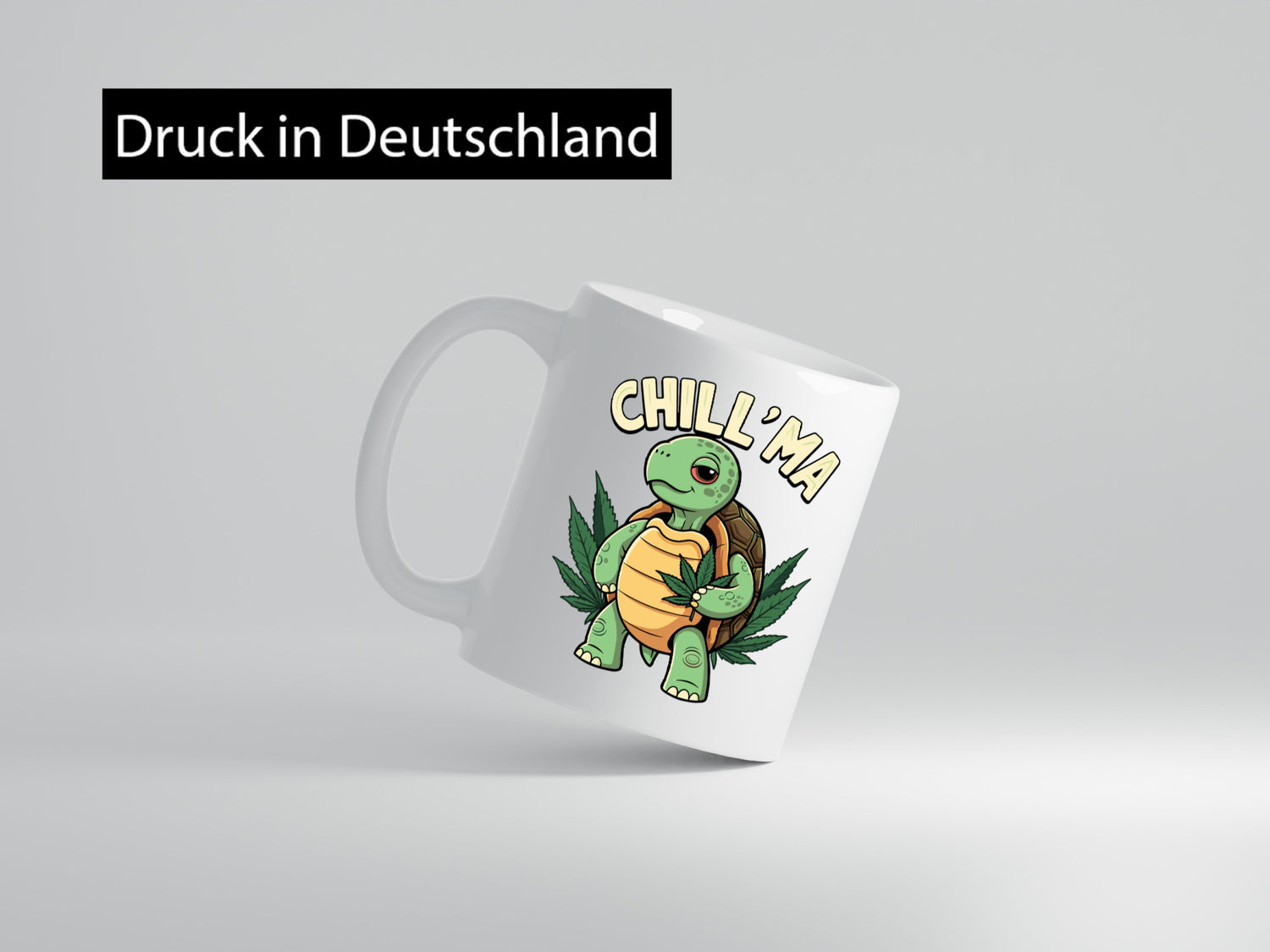 Chill ma | Cannabis Schildkröte v2 Geschenk Humor Geschenkidee lustiger Spruch