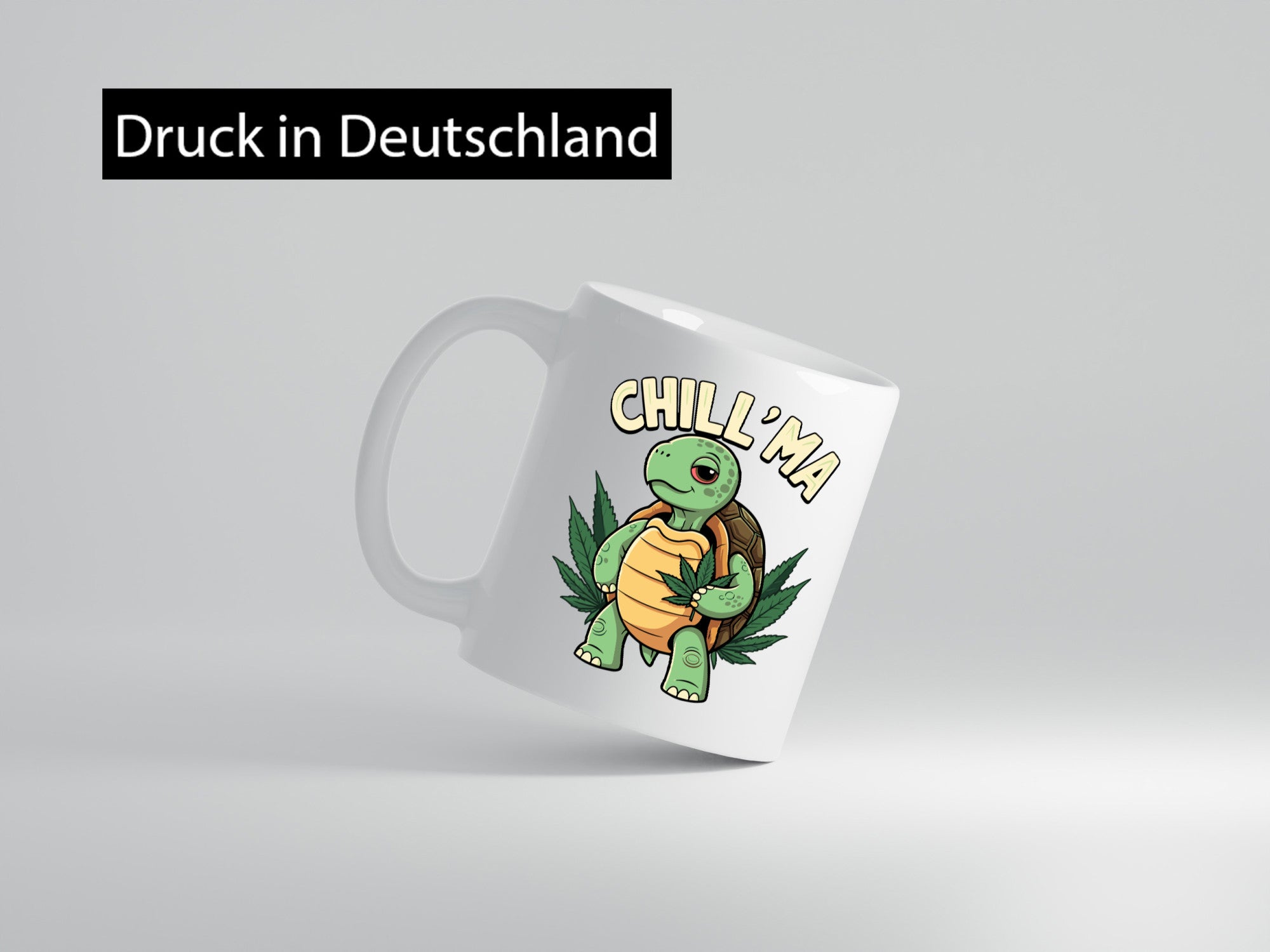 Chill ma | Cannabis Schildkröte v2 Geschenk Humor Geschenkidee lustiger Spruch