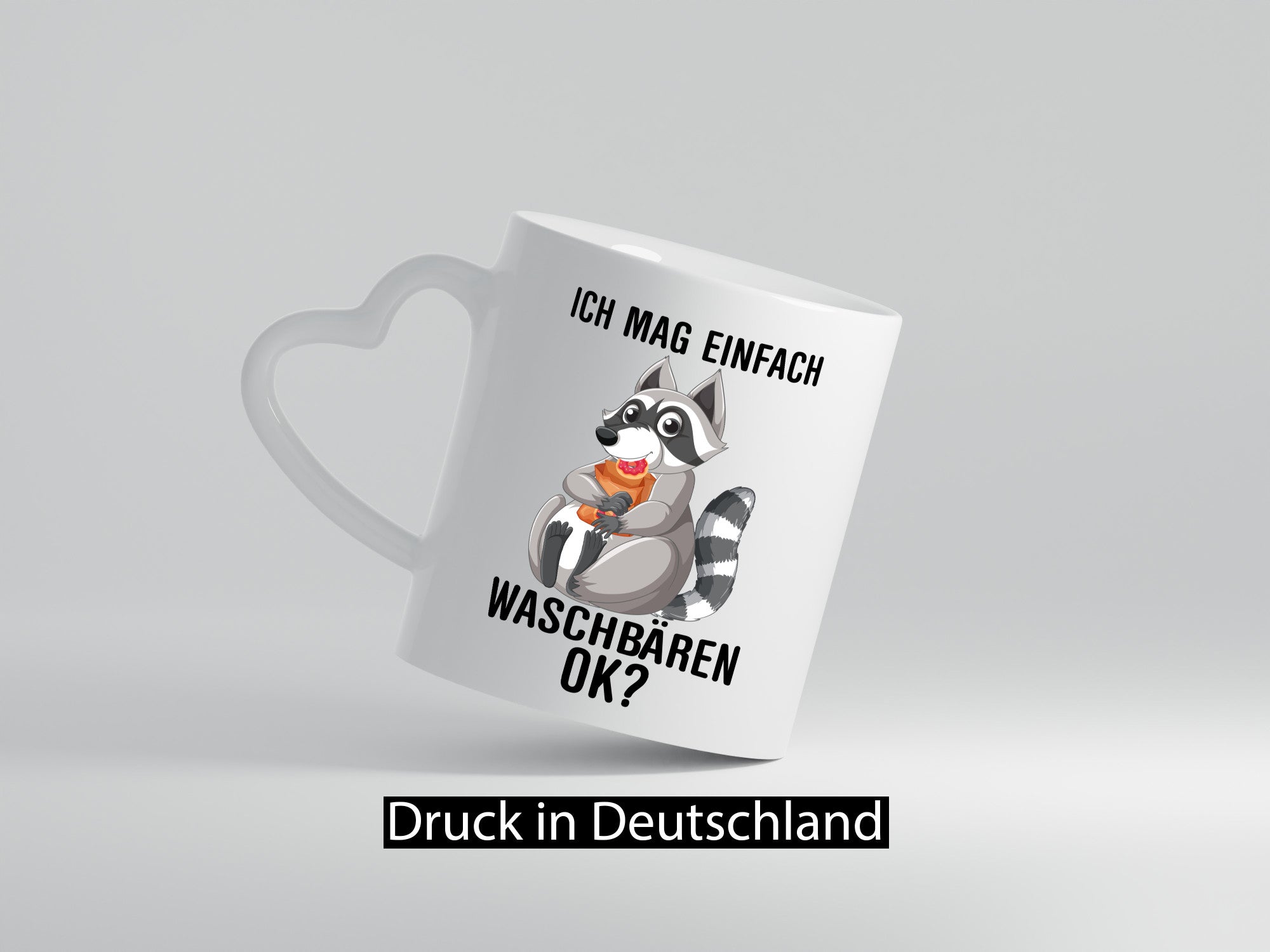 Ich mag Waschbären ok| Liebhaber Geschenkidee Humor Tasse