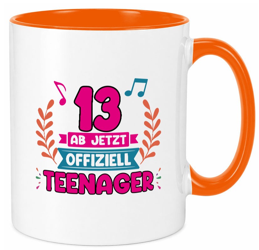 13. Geburtstag | Mädchen Tasse Teenager Spruch vl10 Geschenkidee Humor