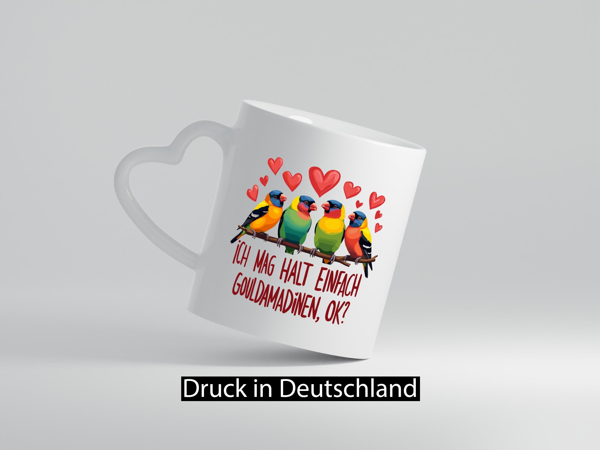 Ich mag halt einfach Gouldamadine ok? | Vogel lustiger Spruch Geschenk Humor