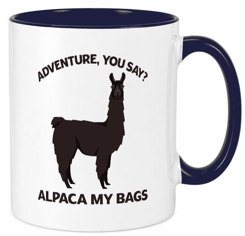 Adventure, Alpaca | Humor Geschenkidee Tasse