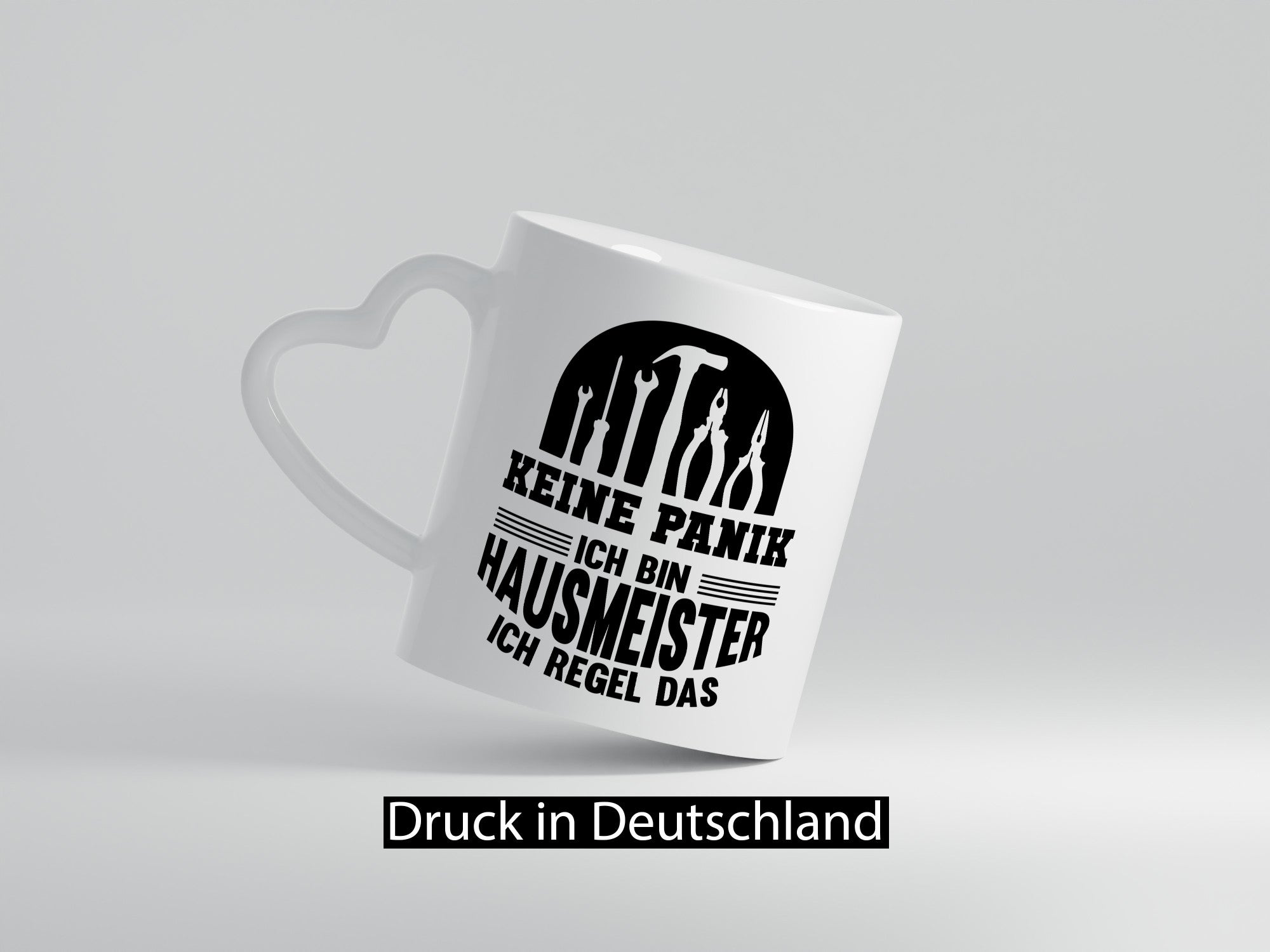 Keine Panik, ich bin Hausmeister, ich regel das | Lustiger Spruch Geschenk Humor