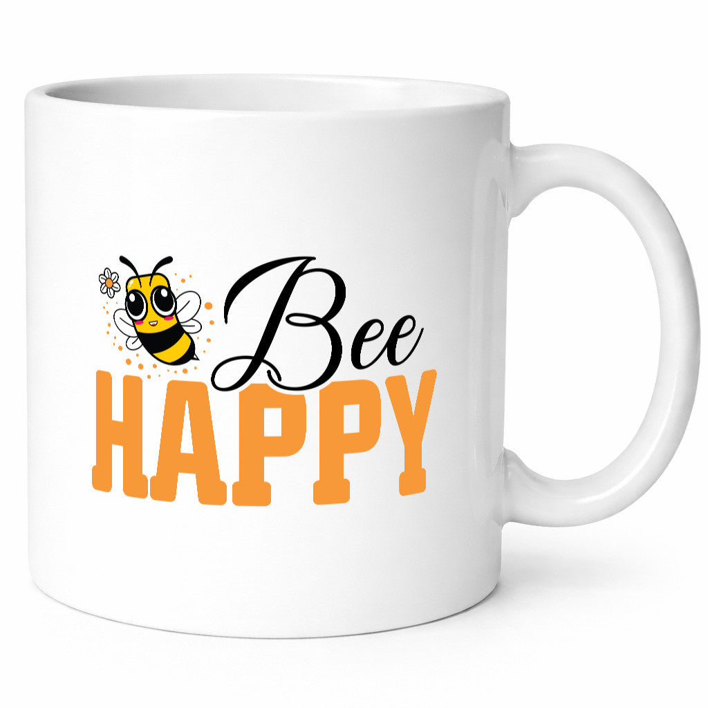 Bee Happy | Bienen Bienenliebhaber Humor Geschenkidee Tasse