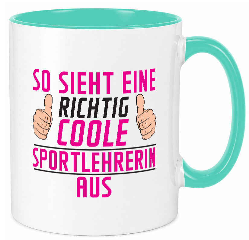 Richtig Coole Sportlehrerin | Lehrer Sport Geschenk Humor Geschenkidee lustiger
