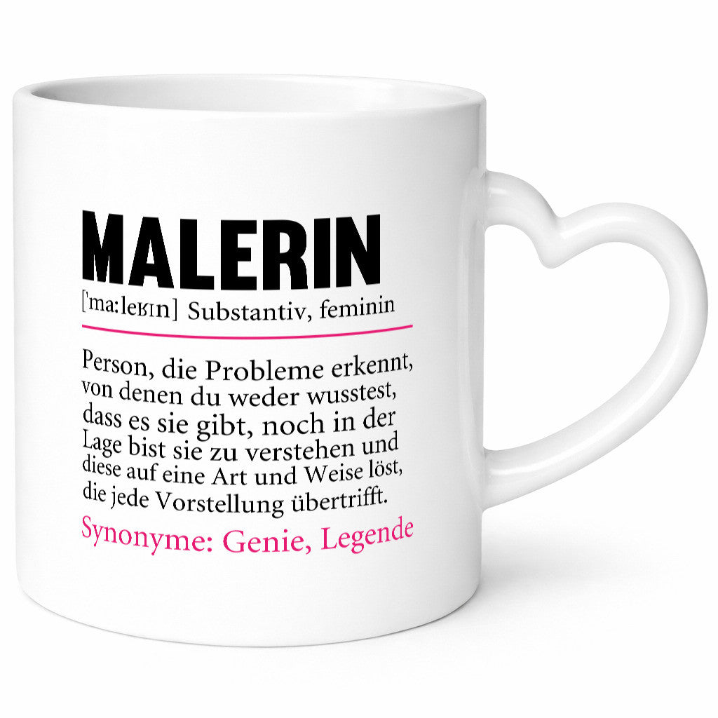 Malerin | Spruch Beruf lustig Malerinnen Humor Arbeit Kollegen Büro