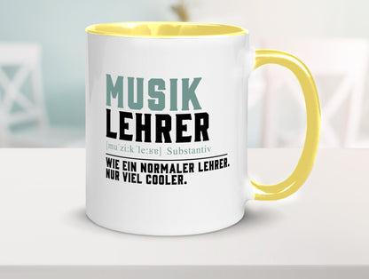 Musiklehrer | Lehrer Unterricht Lieblingslehrer Geschenkidee Humor Tasse