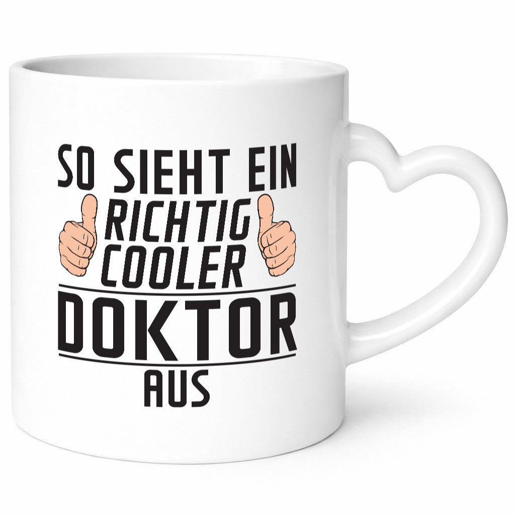 Richtig Cooler Doktor| Doktorand | Doktortitel lustiger Spruch Geschenk Humor