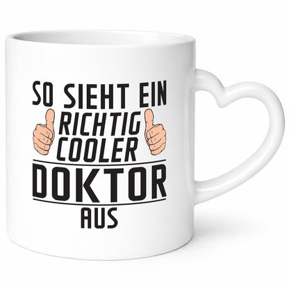 Richtig Cooler Doktor| Doktorand | Doktortitel lustiger Spruch Geschenk Humor