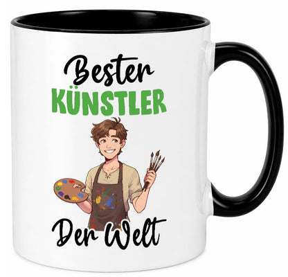 Bester Künstler | Kunst Geschenkidee Humor Tasse