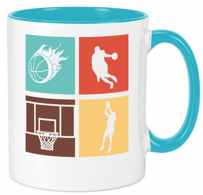 Basketball | Sportfan Slam Dunk Teamplayer NBA Humor Geschenkidee Tasse