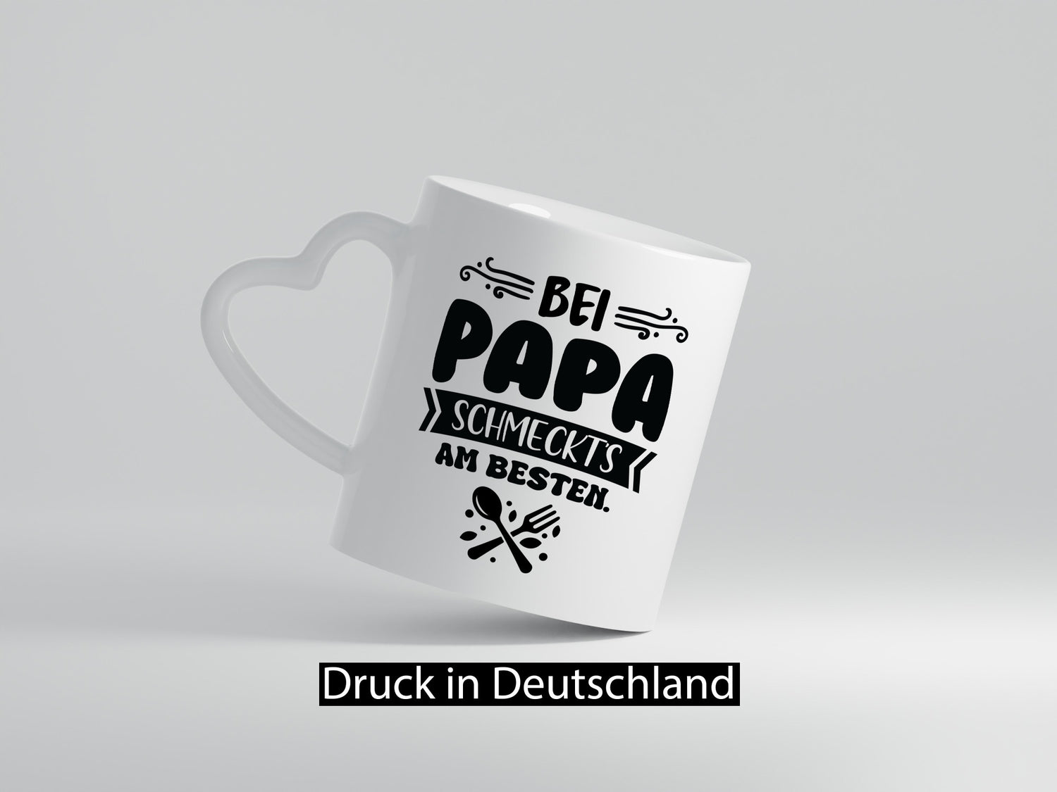 Bei papa Schmeckts am Besten | Koch lustiger Spruch Geschenk Humor Geschenkidee