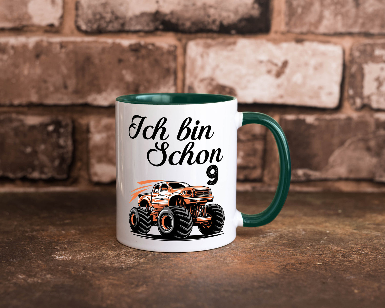 9. Geburtstag | Monster truck 9 Jahre lustiger Spruch Geschenk Geschenkidee