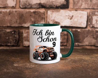 9. Geburtstag | Monster truck 9 Jahre lustiger Spruch Geschenk Geschenkidee