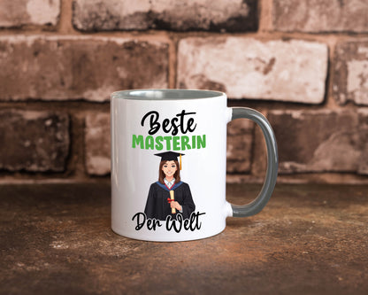 Beste Masterin | Student Uni Studium Humor Geschenkidee Tasse