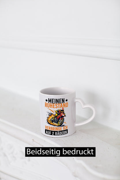Meinen Ruhestand verbringe ich auch 2 Rädern | Rentner Geschenk Jubiläum