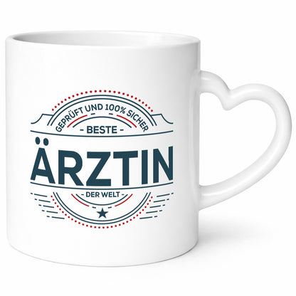 Geprüft und sicher: Ärztin | Medizin Doktorin Fachärztin Geschenk Humor
