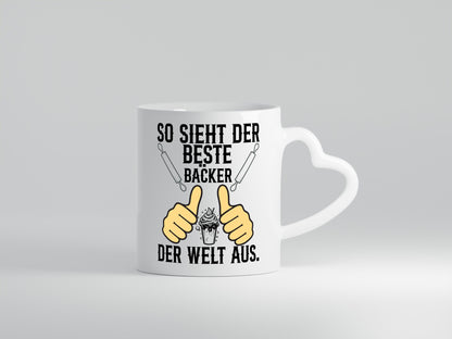 So sieht der beste Bäcker Welt aus | Meister Humor Geschenkidee Tasse