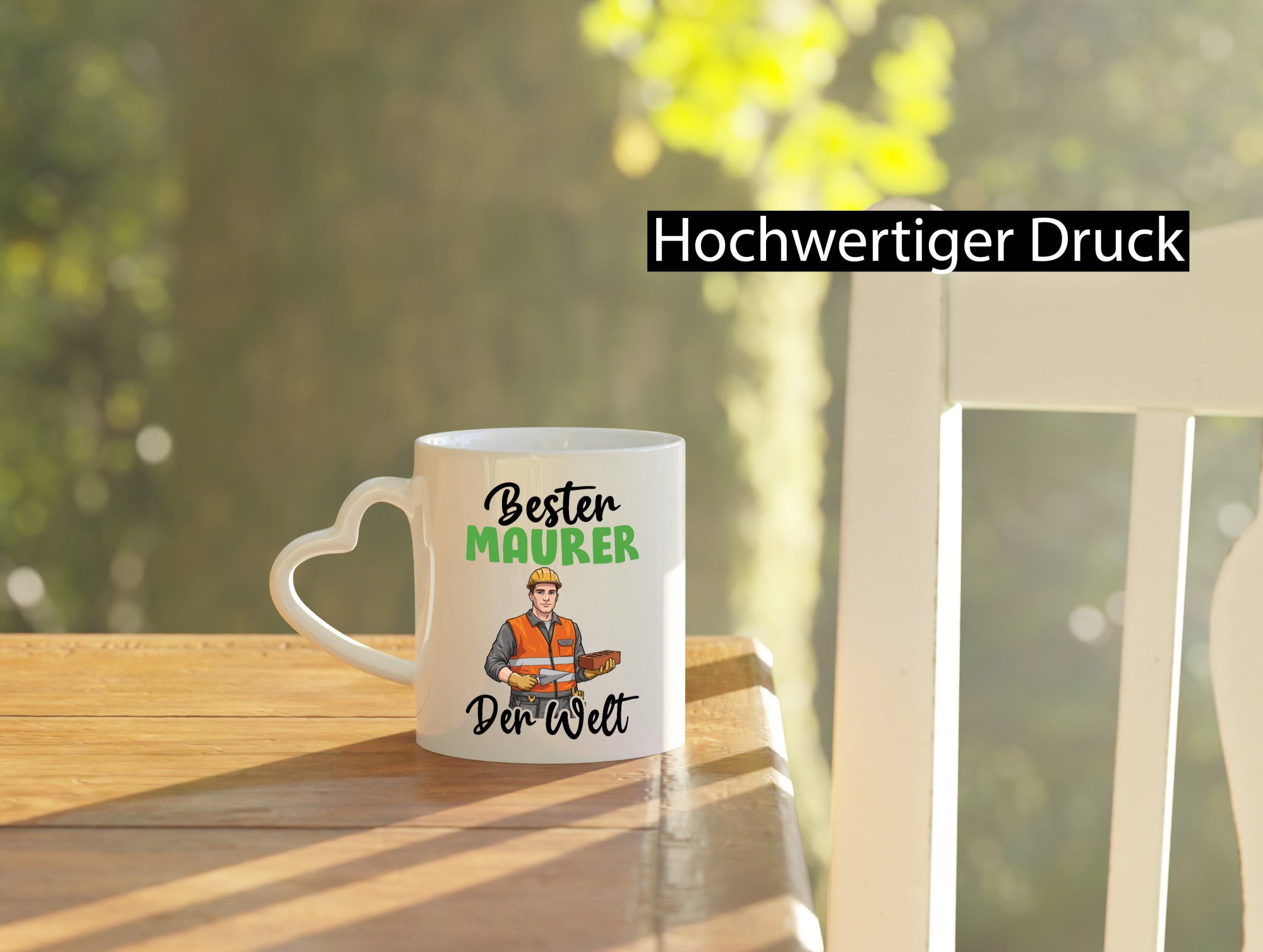 Bester Maurer | Bau Handwerker v2 Humor Geschenkidee Tasse