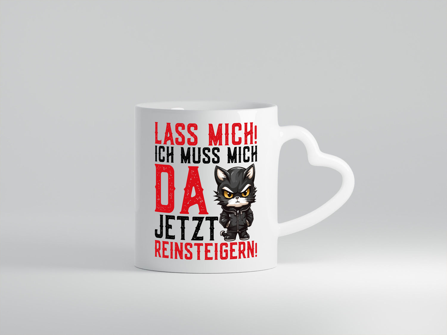 Lass mich! | Katze Wütende Geschenkidee Tierliebhaber Humor Tasse
