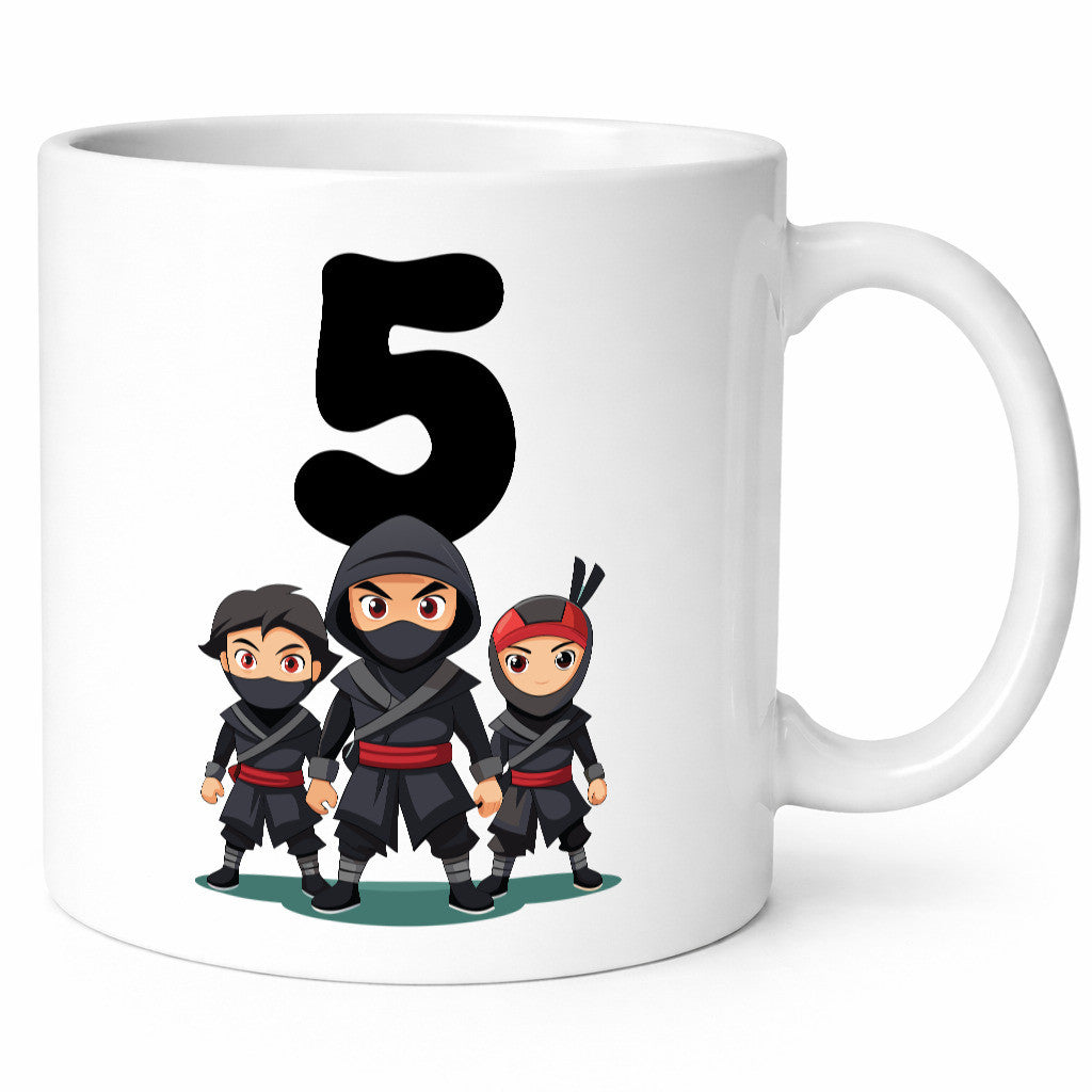5. Geburtstag | 5 Jahre Ninja Humor Geschenkidee Tasse