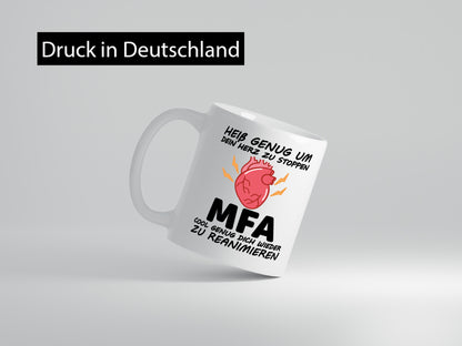 MFA Tasse | Herz Motiv Krankenpfleger Statement lustiger Spruch Geschenk Humor