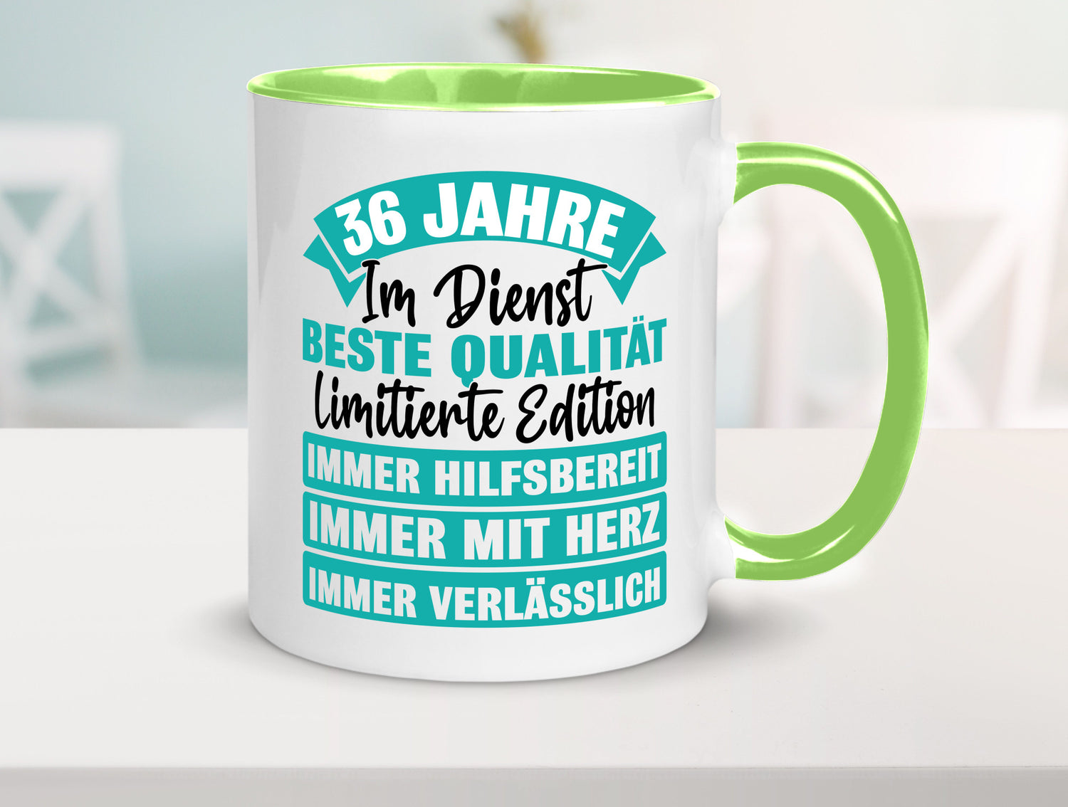 36 Jahre im Dienst | Jubiläum Arbeit Geschenk Kollegen Büro lustiger Spruch