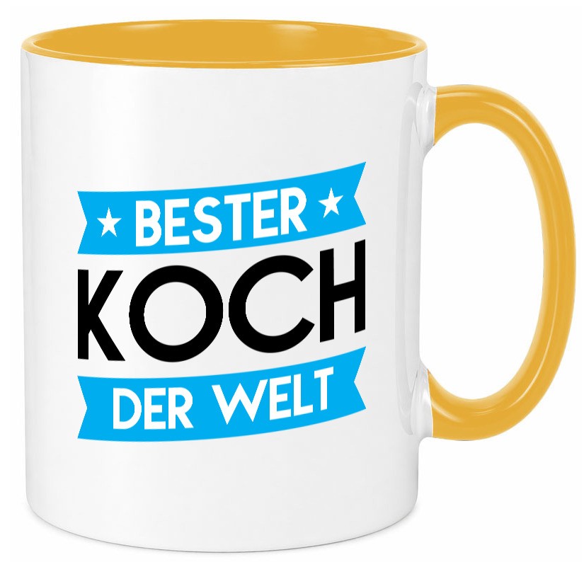 Bester Koch | Chefkoch lustiger Spruch Geschenk Arbeit Kollegen Büro Tasse