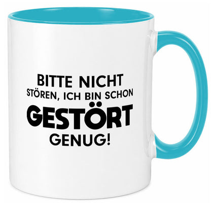 Bitte nicht stören | ich bin gestört Crazy lustig Humor Geschenkidee Geschenk