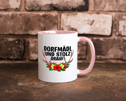 Dorfmädel und stolz drauf | Dorfkind Dorf v2 Geschenkidee Humor Tasse