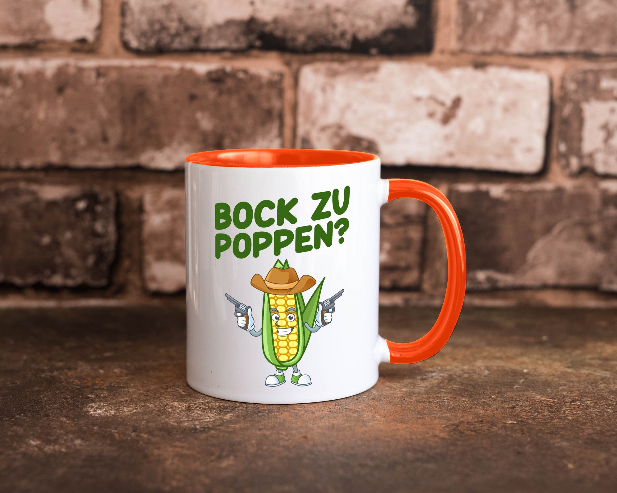 Bock auf Poppen | Mais Lustig Geschenk Humor Geschenkidee lustiger Spruch Tasse