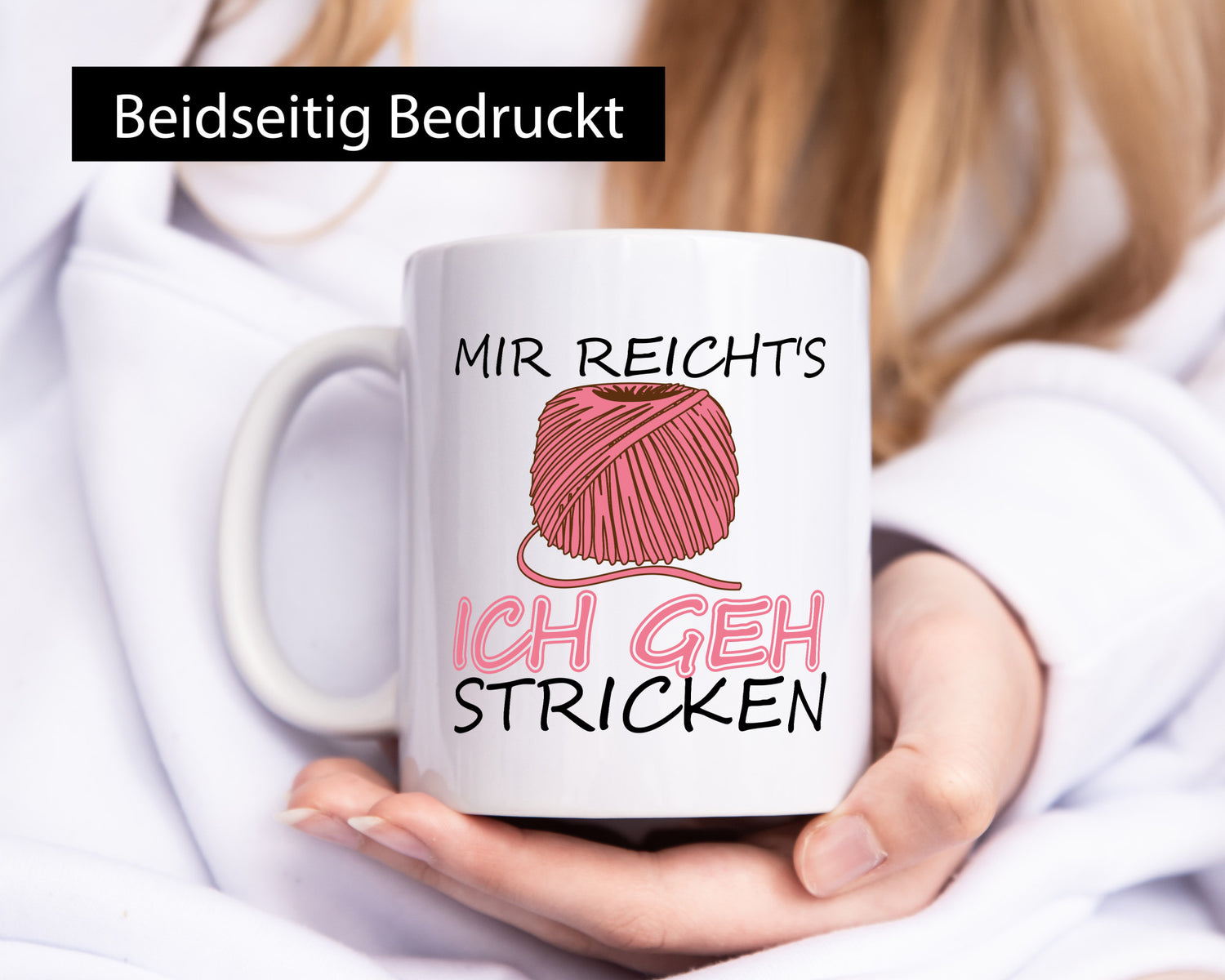Ich geh stricken | Hobby Garn Handwerk lustiger Spruch Geschenk Humor