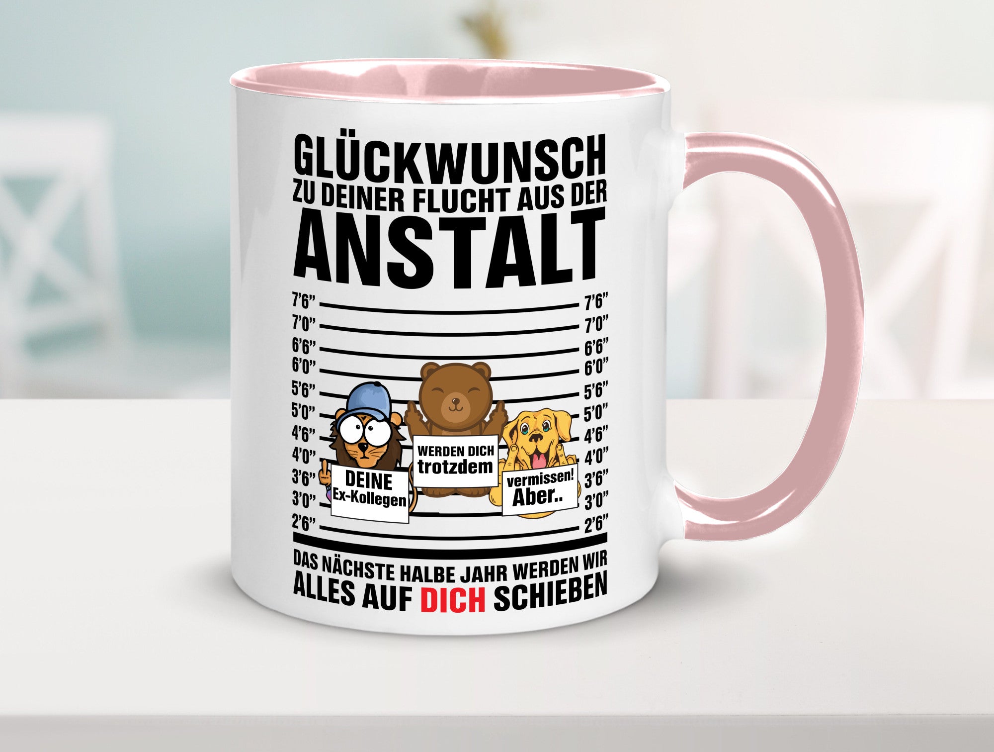 Glückwunsch zur Flucht | Arbeitskollegen Berufswechel Humor Arbeit Kollegen