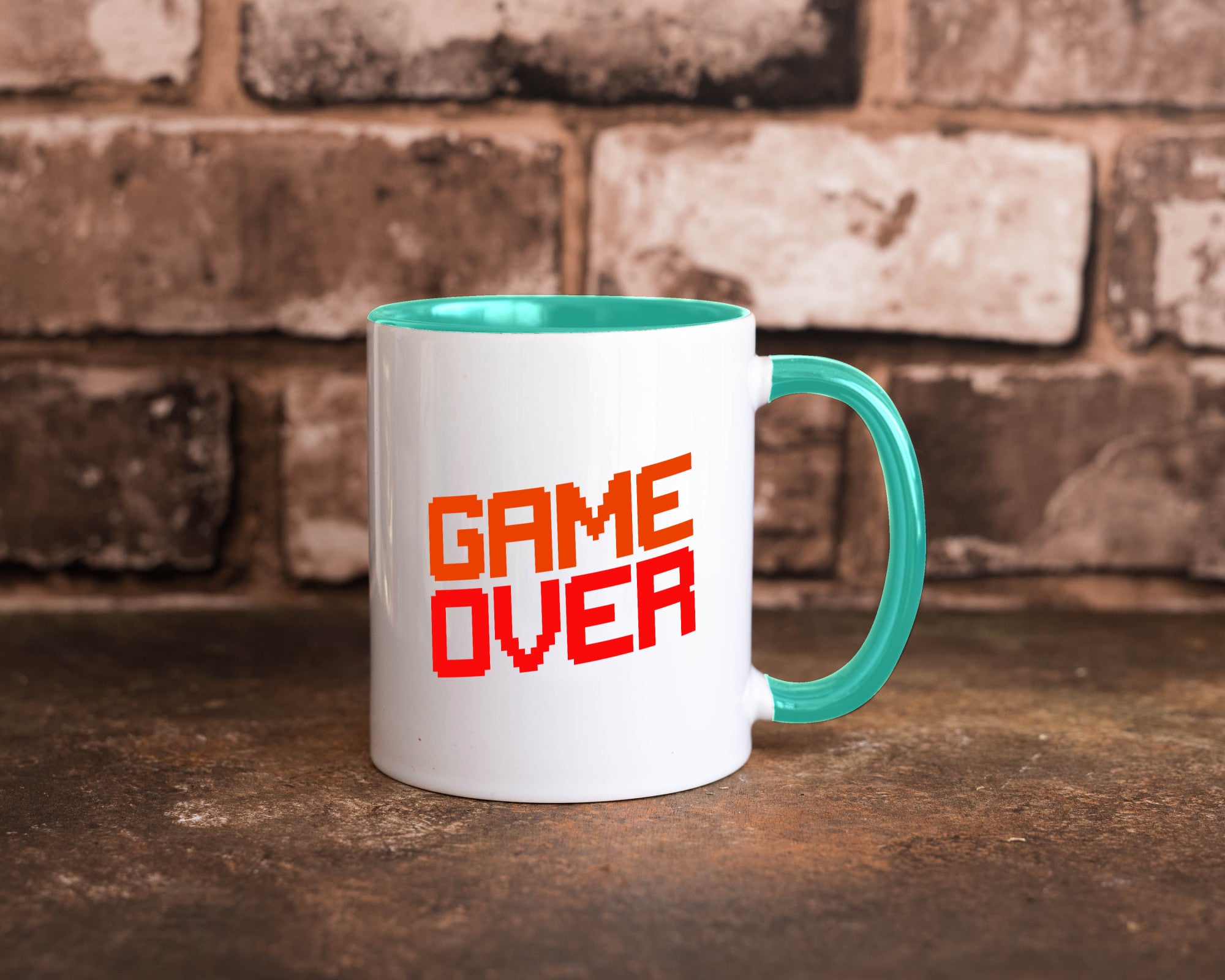 Game Over | Gamer Zocker Retro PC Nerd Pixel Geschenkidee Humor Tasse