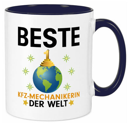 Welt Beste KFZ-Mechanikerin | Mechaniker KFZ Geschenk Humor Geschenkidee Tasse