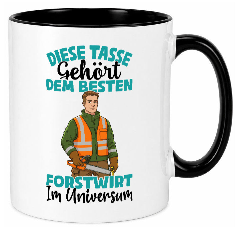 Im Universum: Forstwirt | Waldarbeiter lustig Arbeit Kollegen Büro Geschenk
