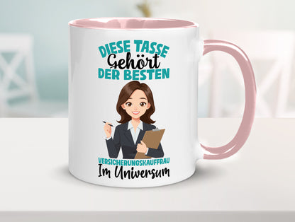 Im Universum: Versicherungskauffrau | Kauffrau lustig Humor Geschenkidee