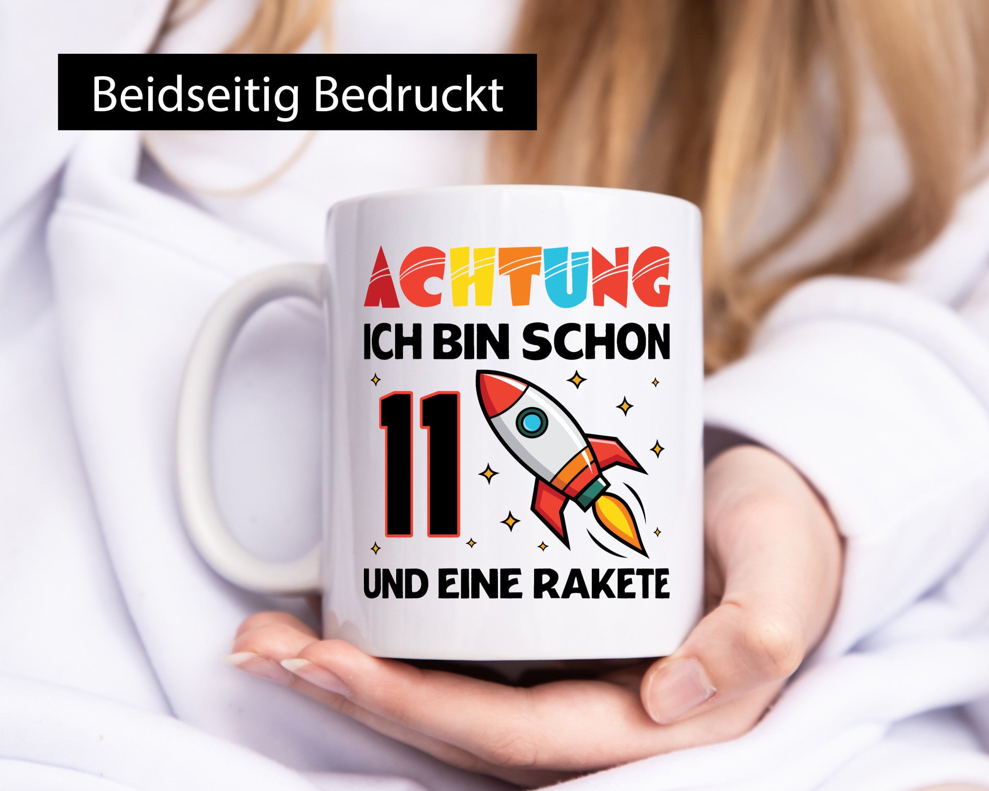 11. Geburtstag | Rakete Weltraum 11 Jahre Galaxy lustig Geschenkidee Geschenk