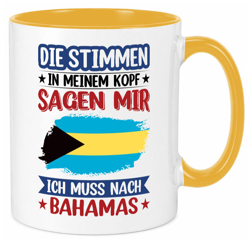 Bahamas | Urlaub Stimmen in meinem Kopf Traumland Geschenk Humor Geschenkidee
