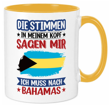 Bahamas | Urlaub Stimmen in meinem Kopf Traumland Geschenk Humor Geschenkidee