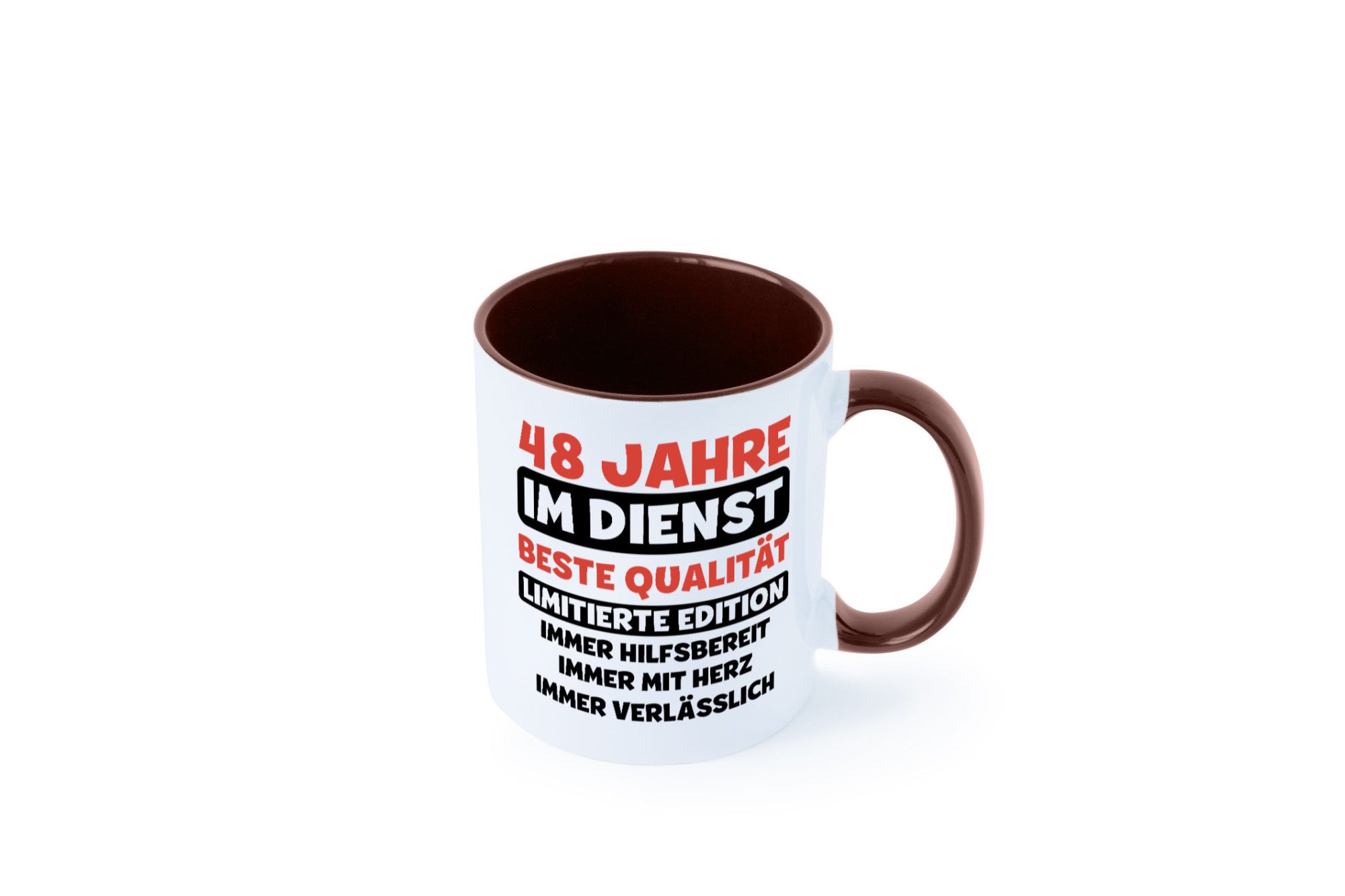 48 Jahre im Dienst | Jubiläum Arbeit v3 Humor Kollegen Büro Geschenkidee Tasse