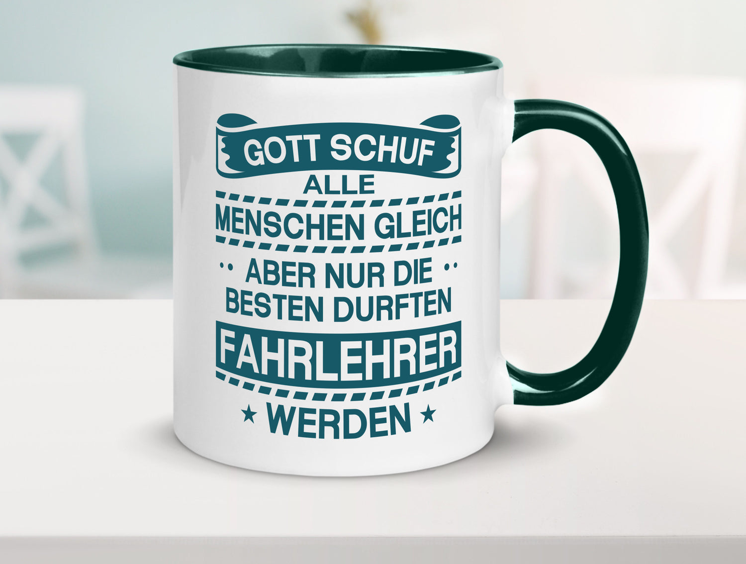 Alle Menschen gleich, die Besten sind Fahrlehrer | Sterne Humor Geschenkidee